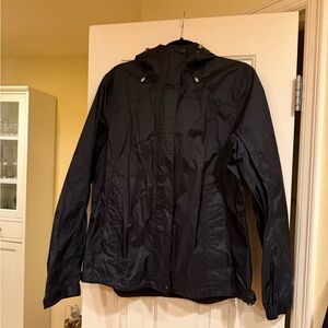L.L. Bean Men's Black Raincoat